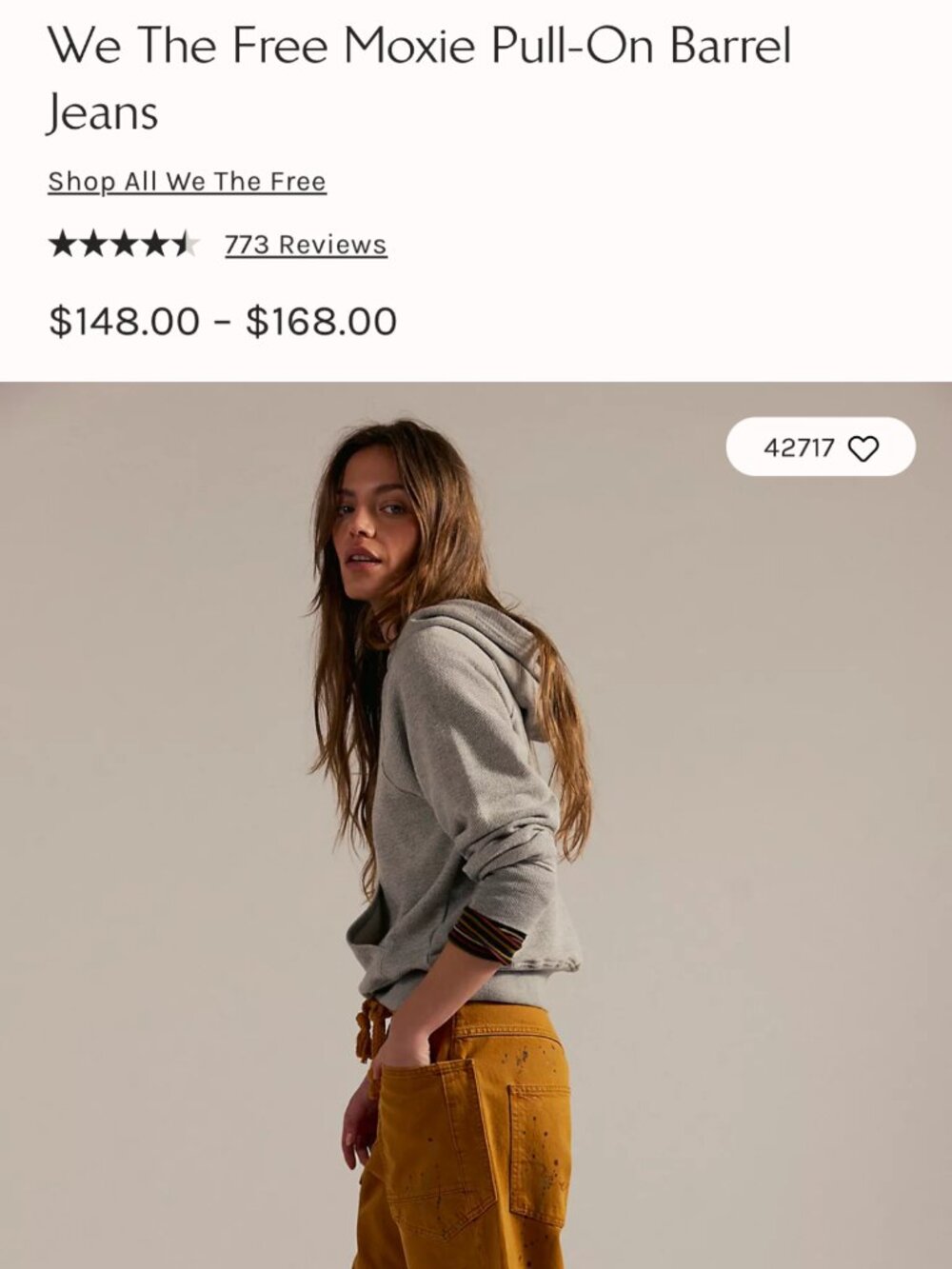 We The Free Moxie Pull On Barrel Jeans